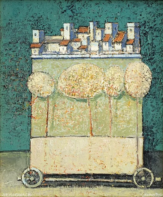 055. From the series Cartography of Cities - Janusz Rafał Głowacki