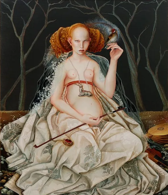 043. z cyklu „ALEGORIE ZMYSŁÓW – Alegoria słuchu” - Joanna Chrobak