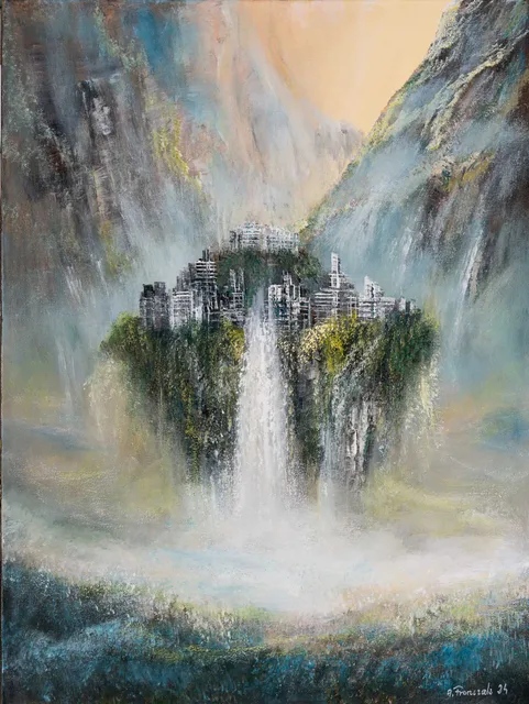 City in the Misty Valley - Andrzej Fronczak