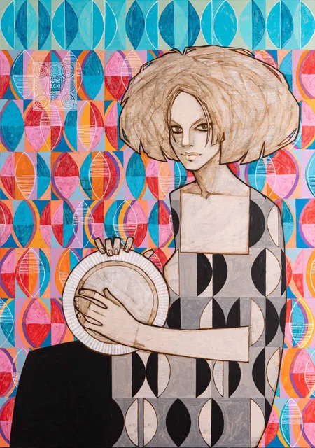 Lady with a Ship - Michał Warecki