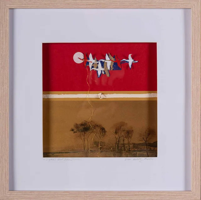 Departure of the Cranes - Ewa Rosiek-Buszko