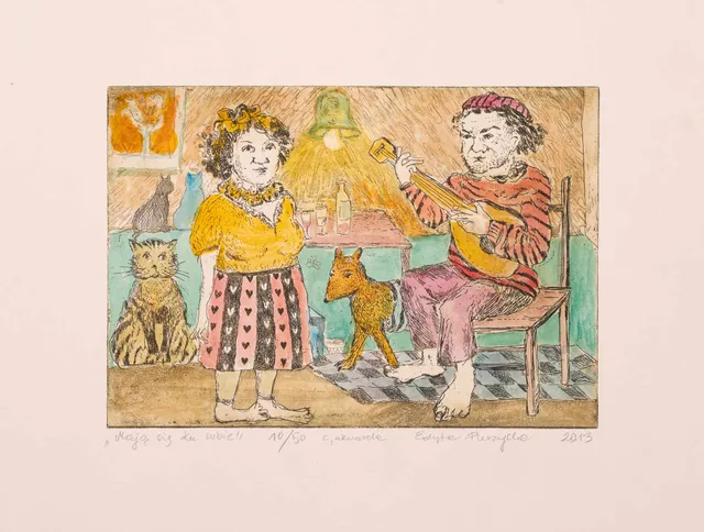 They Are Drawn to Each Other - Edyta Purzycka