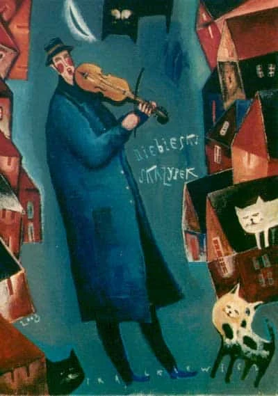 The Blue Violinist — Jacek Frąckiewicz