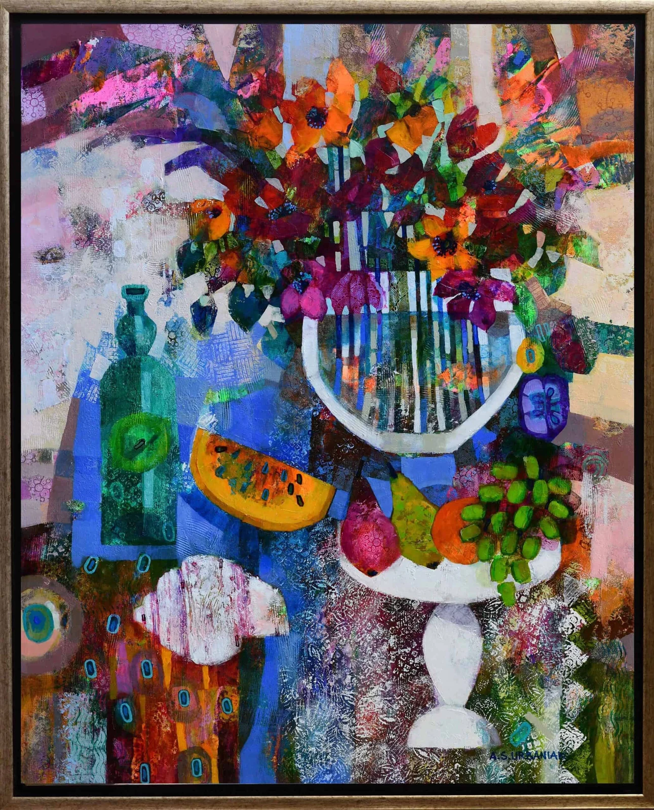 Martwa natura z melonem — Alicja Słaboń - Urbaniak