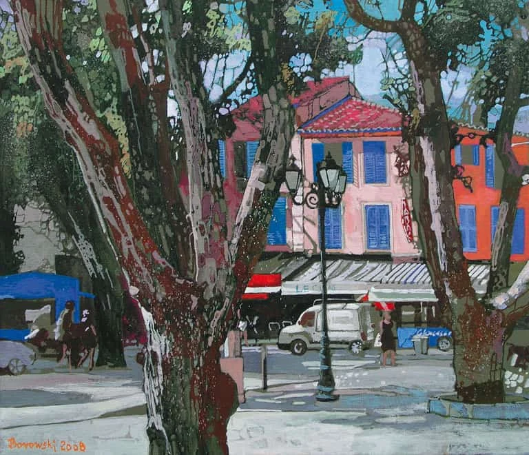081 – Plane Trees in Saint-Tropez — Andrzej Borowski