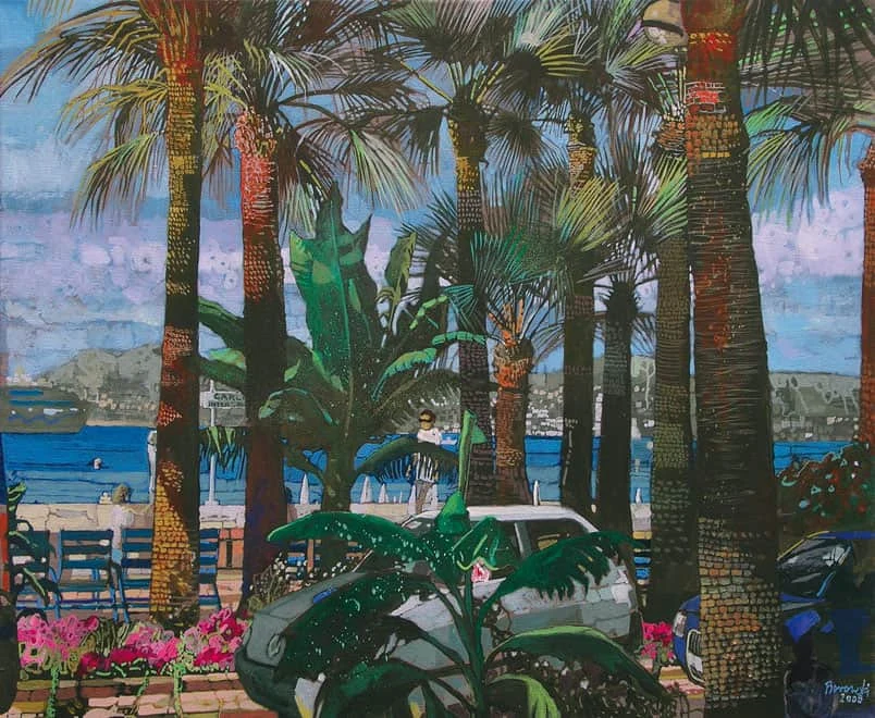 073 – Cannes – promenada — Andrzej Borowski