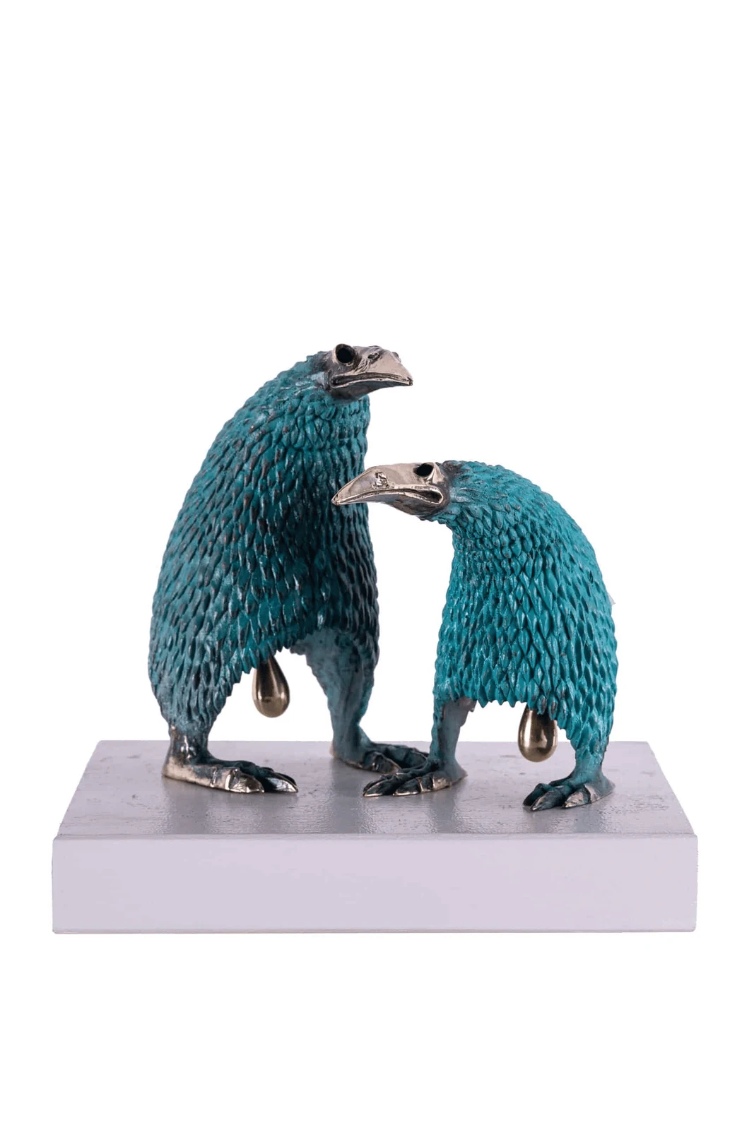 Kiwi 2 Mniejsza rzeźba 14 cm, większa 19 cm. Sprzedawane osobno. — Józef Polewka