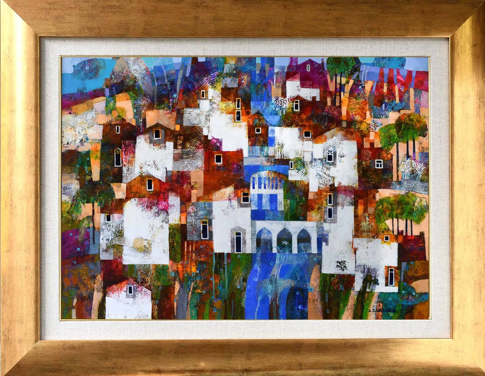 Town with a Bridge — Alicja Słaboń - Urbaniak