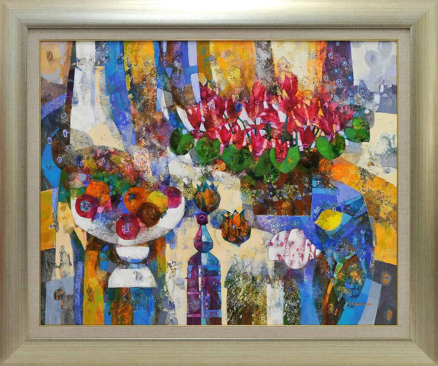 156. Still Life with a Cyclamen — Alicja Słaboń - Urbaniak
