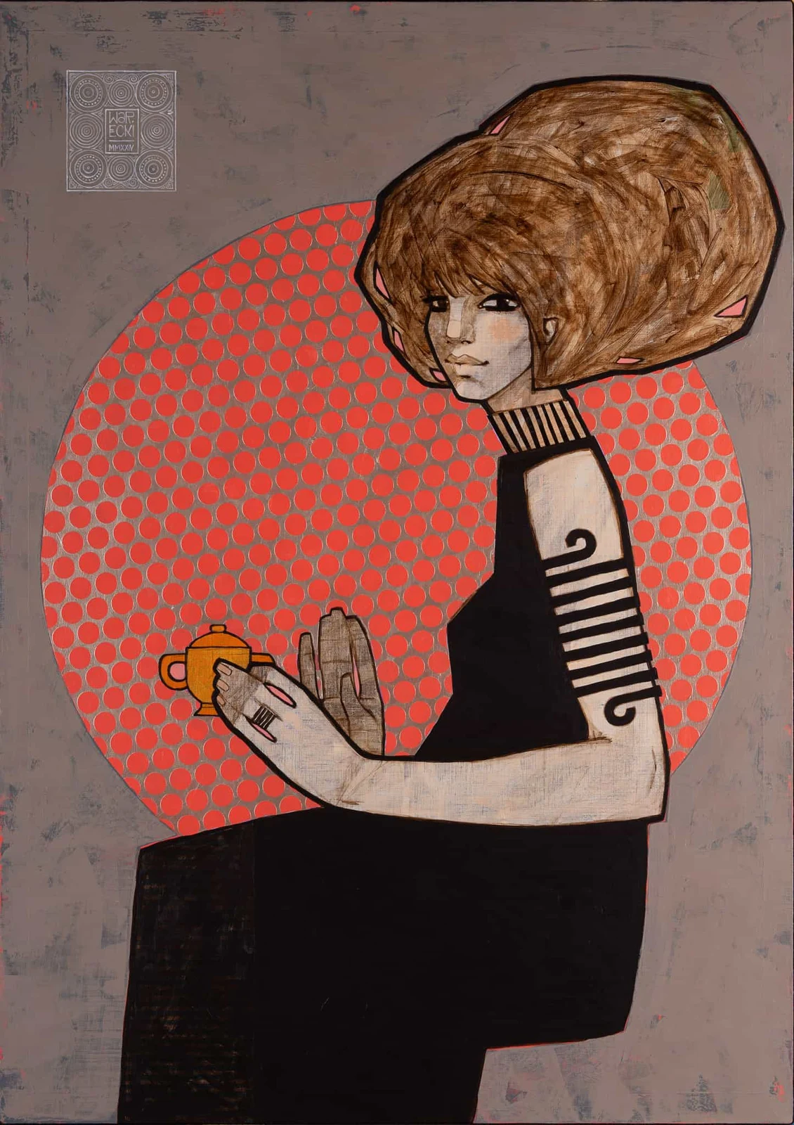 Lady with Something from a Wheel — Michał Warecki
