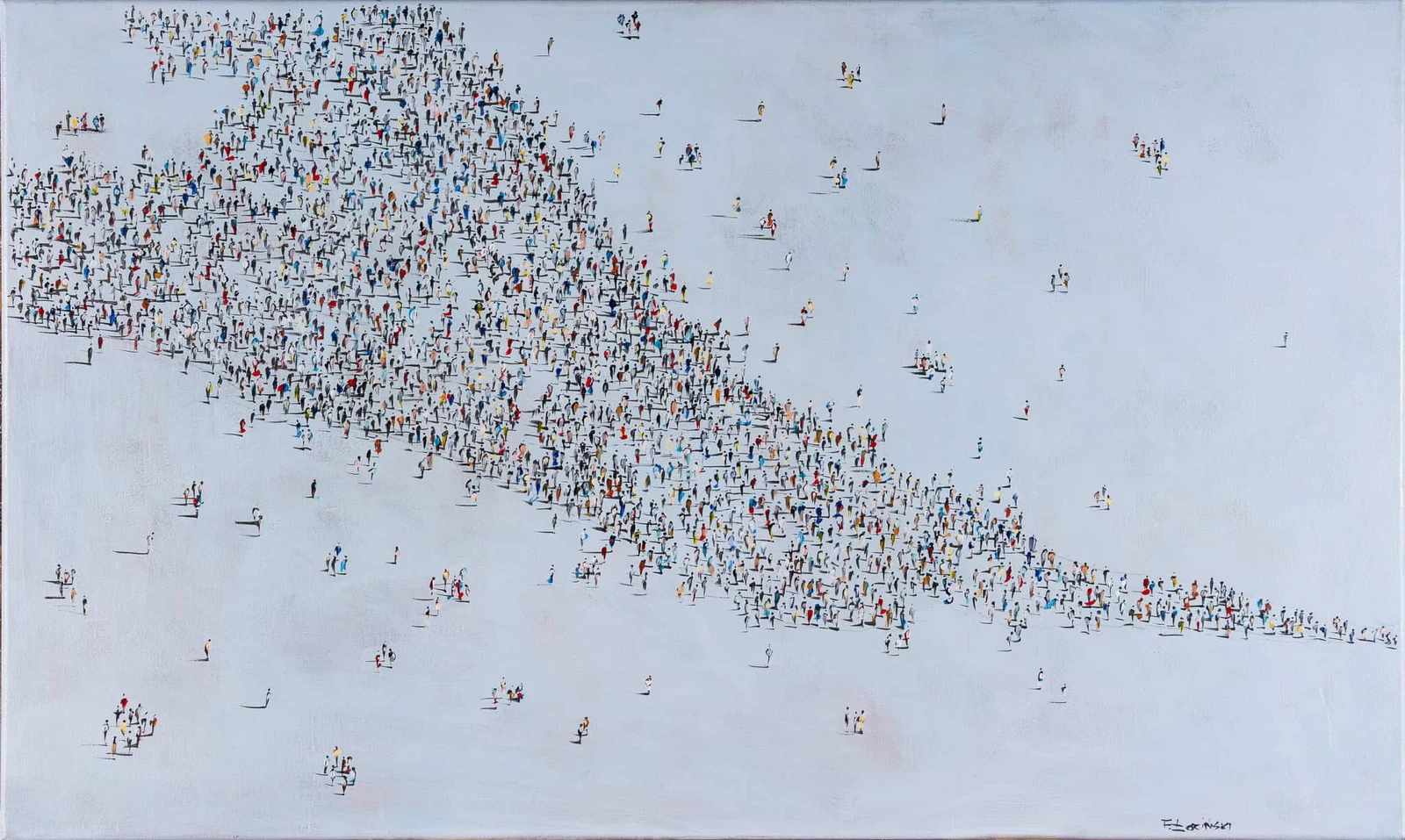 I Am Here, a Crowd of People — Filip Łoziński