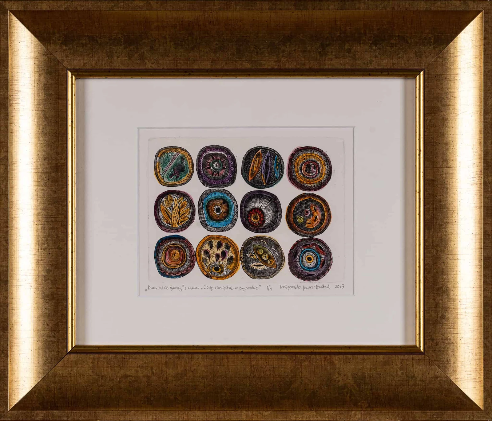 Twelve Groszy, from the series The Circulation of Money in Nature — Małgorzata Jenta-Dmitruk
