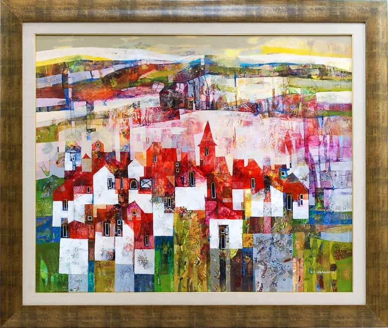 057. LITTLE TOWN OF RED ROOFS — Alicja Słaboń - Urbaniak