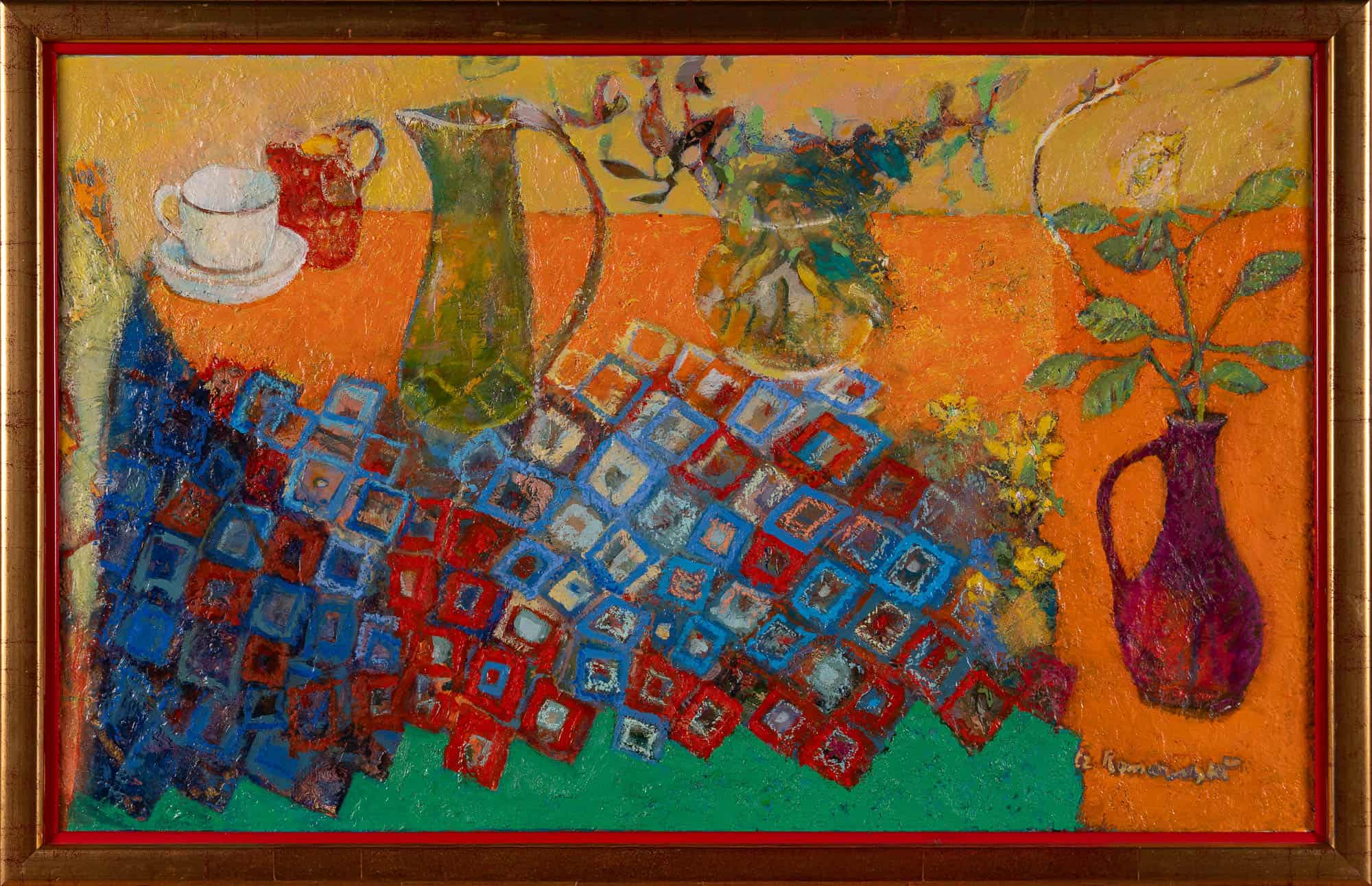 Martwa natura z filiżanką