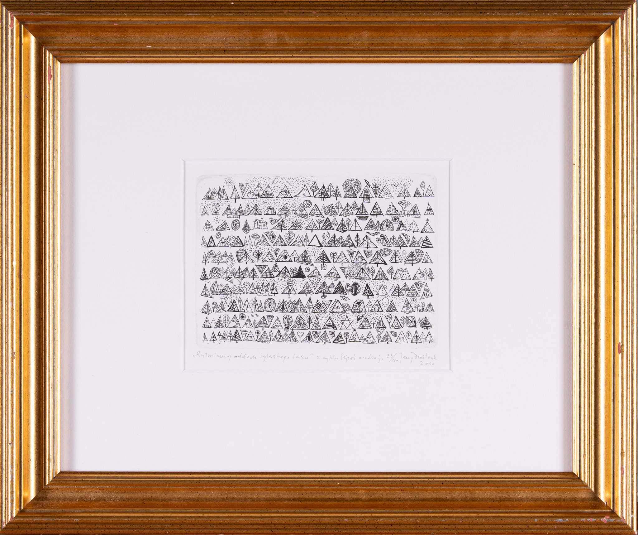 Rytmiczny oddech iglastego lasu