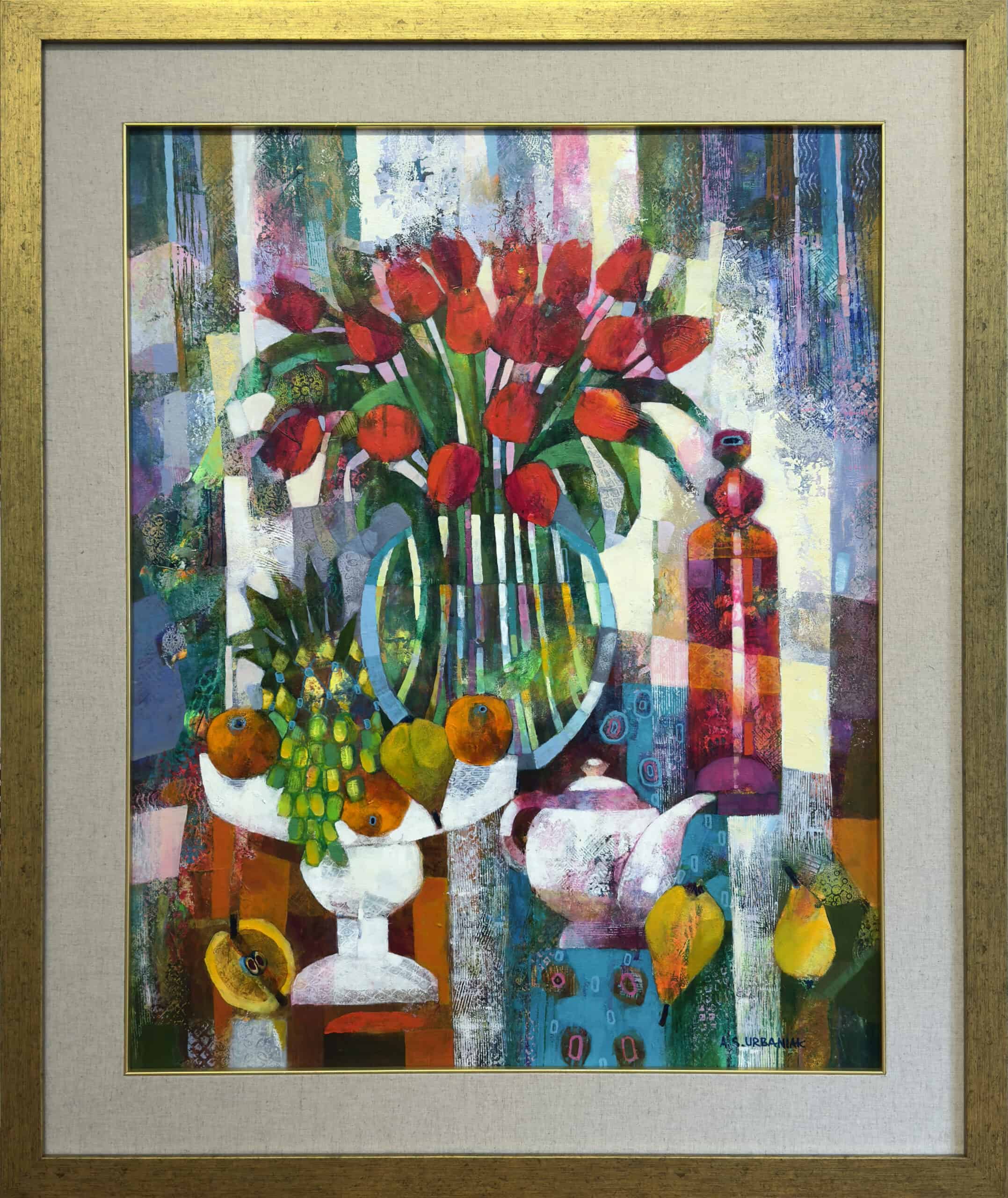 Imbryczek i tulipany